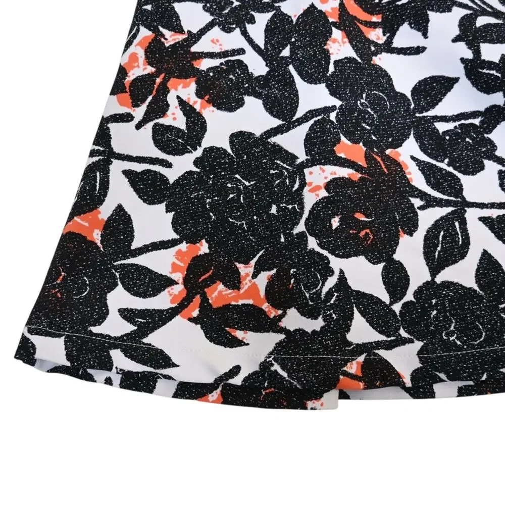 Ann Taylor Womens 8 Floral Print A Line Skirt